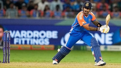 India's captain Suryakumar Yadav bats during the Asia Cup cricket final between India and Pakistan at Dubai International Cricket Stadium (AP) India's captain Suryakumar Yadav bats during the Asia Cup cricket final between India and Pakistan at Dubai International Cricket Stadium (AP)