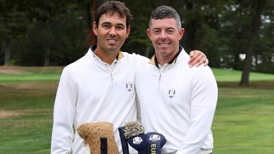 Meet Harry Diamond, Rory McIlroy’s childhood friend and longtime caddie (Getty Images via AFP) Meet Harry Diamond, Rory McIlroy’s childhood friend and longtime caddie (Getty Images via AFP)