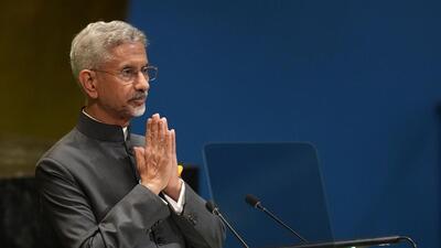 External affairs minister S Jaishankar. (Bloomberg) External affairs minister S Jaishankar. (Bloomberg)