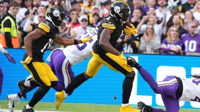 DK Metcalf dominates in Dublin; 6-foot-4 star records stunning 80-yard touchdown against Vikings. (IMAGN IMAGES via Reuters Connect)