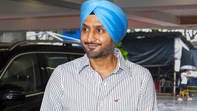 Former cricketer Harbhajan Singh arrives for the BCCI Annual General Meeting (AGM) at its headquarters, in Mumbai. (PTI) Former cricketer Harbhajan Singh arrives for the BCCI Annual General Meeting (AGM) at its headquarters, in Mumbai. (PTI)
