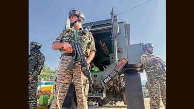 Security forces foiled an infiltration bid along the Line of Control (LoC) in Jammu and Kashmir’s Keran sector on Sunday, officials said. (ANI File) Security forces foiled an infiltration bid along the Line of Control (LoC) in Jammu and Kashmir’s Keran sector on Sunday, officials said. (ANI File)