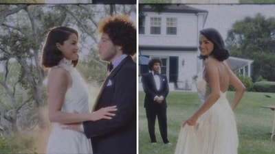 Selena Gomez and Benny Blanco tied the knot in California. (Instagram/@selenagome) Selena Gomez and Benny Blanco tied the knot in California. (Instagram/@selenagome)