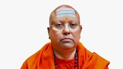 'Godman' Chaitanyananda Saraswati, also known as Parth Sarthy, has been booked by Delhi Police. (ANI) 'Godman' Chaitanyananda Saraswati, also known as Parth Sarthy, has been booked by Delhi Police. (ANI)