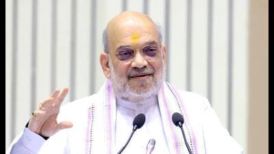 Union home minister Amit Shah said the Centre will meet its target of eradicating Naxal terrorism by March 2026 (PIB) Union home minister Amit Shah said the Centre will meet its target of eradicating Naxal terrorism by March 2026 (PIB)