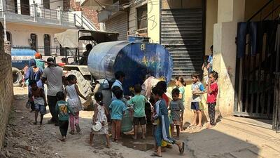 Water tankers were deployed in the area to ensure clean drinking water supply to residents. (HT File) Water tankers were deployed in the area to ensure clean drinking water supply to residents. (HT File)