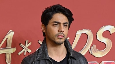Aryan Khan poses during the premiere of The Ba***ds of Bollywood. (Photo by Sujit JAISWAL / AFP) (AFP) Aryan Khan poses during the premiere of The Ba***ds of Bollywood. (Photo by Sujit JAISWAL / AFP) (AFP)