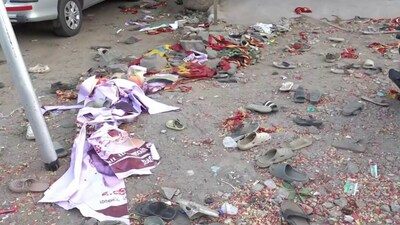 Familes that lost their children could not just believe that they had lost their loved little ones and were inconsolable. (PTI) Familes that lost their children could not just believe that they had lost their loved little ones and were inconsolable. (PTI)