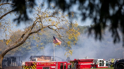 Emergency services respond to a shooting and fire at the Church of Jesus Christ of Latter-day Saints on September 28, 2025 in Grand Blanc, Michigan. (Getty Images via AFP) Emergency services respond to a shooting and fire at the Church of Jesus Christ of Latter-day Saints on September 28, 2025 in Grand Blanc, Michigan. (Getty Images via AFP)