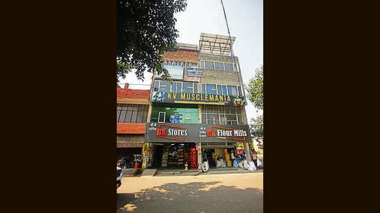 The first site -- the victim’s gym -- where the accused had struck on Thursday morning. (HT File Photo)