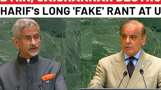 In just 2 min, Jaishankar destroys Pakistan PM Sharif's long fake rant at UN
