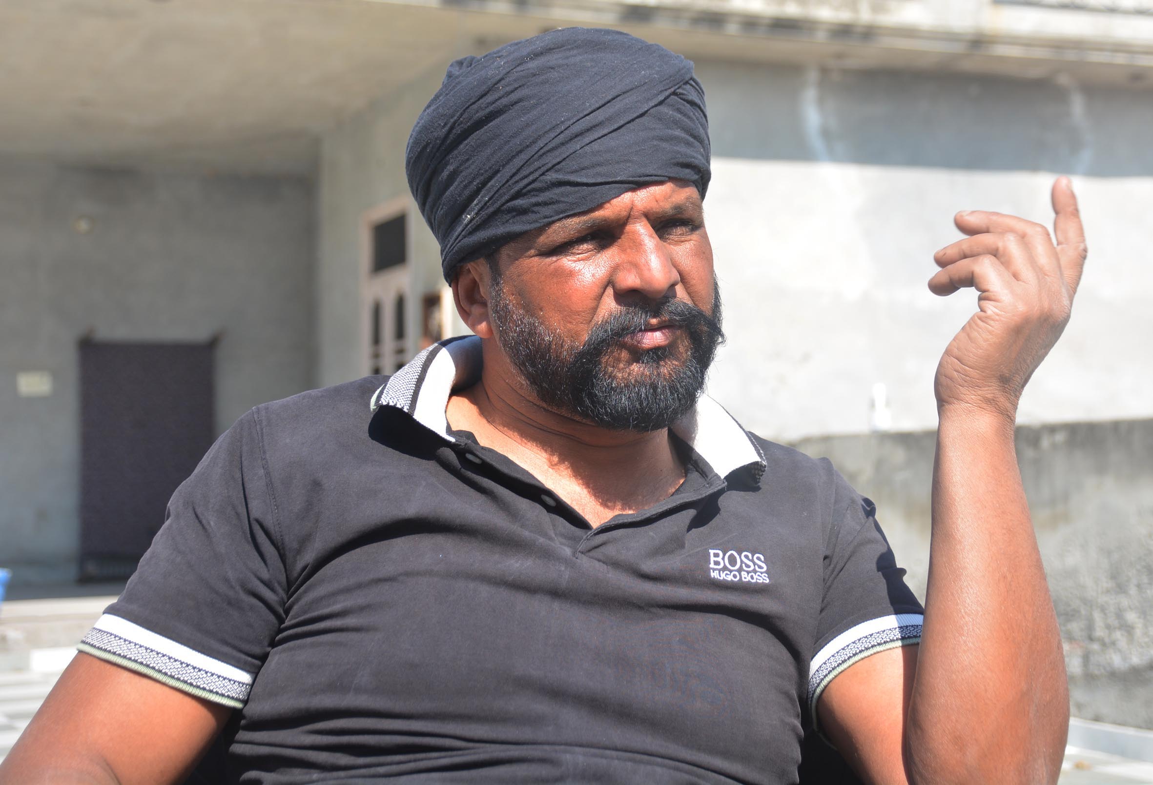 Swaran Singh, father of US deportee Akashdeep Singh, 23, at Rajatal village in Amritsar. (Sameer Sehgal/HT) Swaran Singh, father of US deportee Akashdeep Singh, 23, at Rajatal village in Amritsar. (Sameer Sehgal/HT)