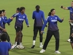 Indian players. (PTI) Indian players. (PTI)
