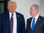 US President Donald Trump greets Israeli Prime Minister Benjamin Netanyahu as he arrives at the West Wing of the White House in Washington, DC on September 29. US President Donald Trump greets Israeli Prime Minister Benjamin Netanyahu as he arrives at the West Wing of the White House in Washington, DC on September 29.