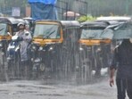 The Santacruz observatory recorded 77.5mm rain till 8:30am on Monday morning followed by 101.2mm at the Colaba station. (HT file photo) The Santacruz observatory recorded 77.5mm rain till 8:30am on Monday morning followed by 101.2mm at the Colaba station. (HT file photo)