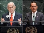 Israeli PM Benjamin Netanyahu apologised to Al Thani (R) for violating Qatari sovereignty in the September 9 strike on Doha. Israeli PM Benjamin Netanyahu apologised to Al Thani (R) for violating Qatari sovereignty in the September 9 strike on Doha.