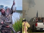 Thomas Jacob Sanford rammed his vehicle into the church and began firing. Thomas Jacob Sanford rammed his vehicle into the church and began firing.