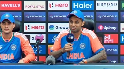Suryakumar Yadav had the perfect response to a Pakistani journalist. (X) Suryakumar Yadav had the perfect response to a Pakistani journalist. (X)