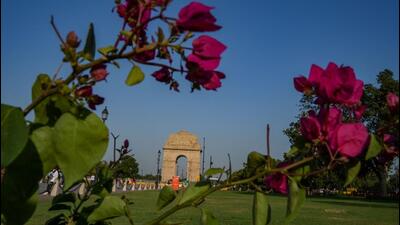A view of India Gate in New Delhi on Friday, September 26. (RAJ K RAJ /HT PHOTO) A view of India Gate in New Delhi on Friday, September 26. (RAJ K RAJ /HT PHOTO)