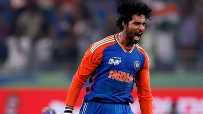 Tilak Varma played an unbeaten 69-run knock against Pakistan. (Surjeet Yadav) Tilak Varma played an unbeaten 69-run knock against Pakistan. (Surjeet Yadav)