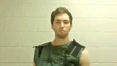 Authorities arrested Robinson when he showed up with his parents at his hometown sheriff's office in southwest Utah to turn himself in. (AP) Authorities arrested Robinson when he showed up with his parents at his hometown sheriff's office in southwest Utah to turn himself in. (AP)
