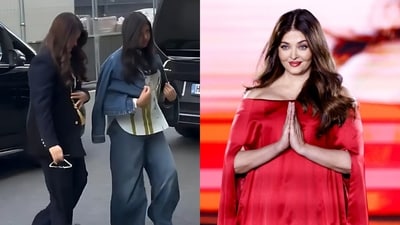 Aishwarya Rai Bachchan and Aaradhya Bachchan arrive in Paris for Paris Fashion Week 2025 (Photos: X) Aishwarya Rai Bachchan and Aaradhya Bachchan arrive in Paris for Paris Fashion Week 2025 (Photos: X)