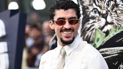 Bad Bunny attends the premiere of "Caught Stealing" (Evan Agostini/Invision/AP) Bad Bunny attends the premiere of "Caught Stealing" (Evan Agostini/Invision/AP)