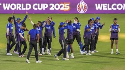 India players during training in Guwahati on Monday. (PTI)