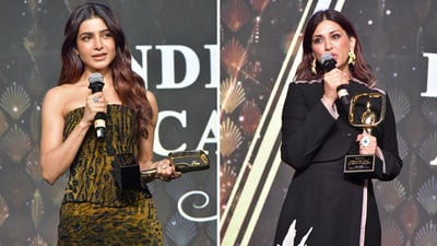 Indian Streaming Academy Awards 2025: Samantha Ruth Prabhu and Sonali Bendre won Best Actress awards. Indian Streaming Academy Awards 2025: Samantha Ruth Prabhu and Sonali Bendre won Best Actress awards.