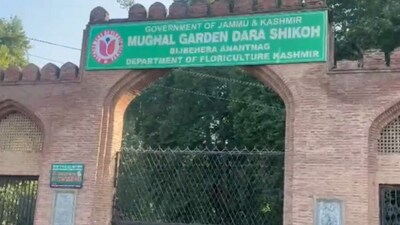 Visuals from Wazir Bagh and Dara Shikoh Garden, which are among the sites reopened on Monday. (PTI) Visuals from Wazir Bagh and Dara Shikoh Garden, which are among the sites reopened on Monday. (PTI)