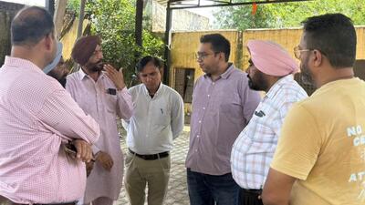 Medical camps were organised in Nabha village, Zirakpur, where a diarrhoea outbreak has been reported. (HT File) Medical camps were organised in Nabha village, Zirakpur, where a diarrhoea outbreak has been reported. (HT File)