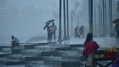 IMD has issued a red alert for Palghar district, warning of heavy to very heavy rainfall at several places (Bhushan Koyande/HT)