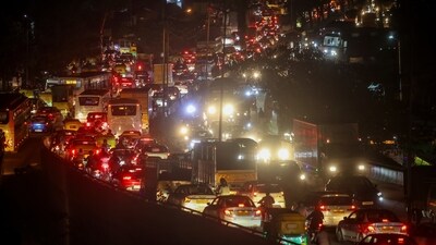 White-topping work on Sarjapur Road in Bengaluru is set to begin September 30, causing additional delays. (PTI) White-topping work on Sarjapur Road in Bengaluru is set to begin September 30, causing additional delays. (PTI)