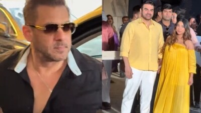 Salman Khan attended Sshura Khan's baby shower, showing up for his brother Arbaaz Khan. Salman Khan attended Sshura Khan's baby shower, showing up for his brother Arbaaz Khan.