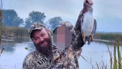 Several social media posts suggest that Sanford was a hunter as he can be seen posing with deer and other game. (Brenda Walter-Sanford/Facebook) Several social media posts suggest that Sanford was a hunter as he can be seen posing with deer and other game. (Brenda Walter-Sanford/Facebook)