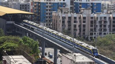 The company that operates the two metro lines – 2A and 7 – that run across the length of the city has decided to monetise the space it owns along these corridors (HT PHOTO) The company that operates the two metro lines – 2A and 7 – that run across the length of the city has decided to monetise the space it owns along these corridors (HT PHOTO)