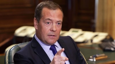 Deputy chairman of Russia's Security Council Dmitry Medvedev said that the European Union cannot simply afford a war with Moscow. (AP) Deputy chairman of Russia's Security Council Dmitry Medvedev said that the European Union cannot simply afford a war with Moscow. (AP)