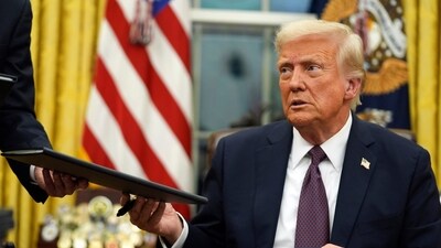 Donald Trump said that other countries were stealing the movie business from the US like stealing "candy from a baby". (AP) Donald Trump said that other countries were stealing the movie business from the US like stealing "candy from a baby". (AP)
