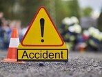 The truck collided head-on with the motorcycles near Tedhi Puliya, said police. The truck collided head-on with the motorcycles near Tedhi Puliya, said police.