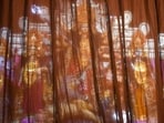 A Durga Puja pandal in Noida created by Sector 34 Durga Puja Committee. (Sunil Ghosh/HT Photo)
