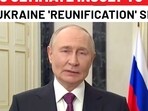 Putin's ultimate insult to Trump with Ukraine 'reunification' speech? Putin's ultimate insult to Trump with Ukraine 'reunification' speech?