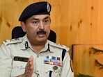 SD Singh Jamwal, Director General of Police (DGP) for the union territory of Ladakh, at a press conference in Leh on September 27, 2025. It was the day activist Sonam Wangchuk was picked up over violent protests in the Himalayan region.