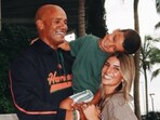 Jason Taylor with wife, Monica Taylor and their son. Jason Taylor with wife, Monica Taylor and their son.