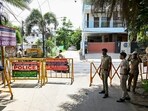 The restrictions also extend to the regular walkers on Casino Drive Road, which leads up to Vijay's residence.
