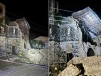 The 6.9-magnitude earthquake caused significant damage to a historic church in Bantayan.