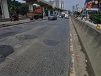 Waghbil Bridge on Ghodbunder Road, where the accident occurred. (Praful Gangurde / HT Photo) Waghbil Bridge on Ghodbunder Road, where the accident occurred. (Praful Gangurde / HT Photo)