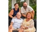 Thomas Sanford with his parents and sister Thomas Sanford with his parents and sister