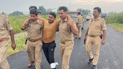 A key accused who was held after an exchange of fire with police in Bareilly on Tuesday (Sourced)