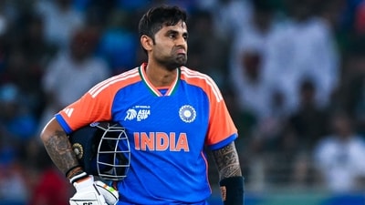 Suryakumar Yadav had a horrible Asia Cup with the bat. (AFP) Suryakumar Yadav had a horrible Asia Cup with the bat. (AFP)