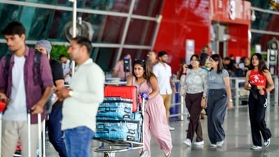 Indira Gandhi International Airport in Delhi gets another new e-facility. (Raj K Raj/HT Photo) Indira Gandhi International Airport in Delhi gets another new e-facility. (Raj K Raj/HT Photo)